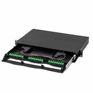 BANFO-SCAPC-002 - BANDEJA FO C/ ADAPTADOR SC/APC Y PIGTAIL SCAPC X24 C/TAPA DE ACRILICO