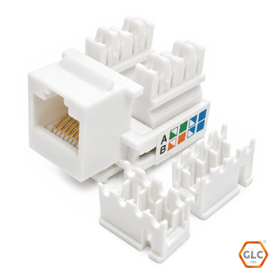 4009 - Jack RJ45 Cat. 6 - Blanco - GLC | Teletex