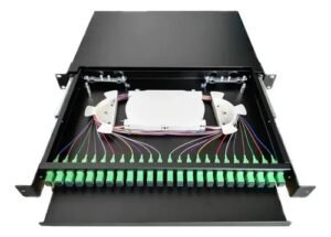 Banfo-Scapc-001 – Bandeja FO 24 Port – C/Adaptador SC/APC – C/Pigtail SC/APC – C/Cassete – GLC | Teletex