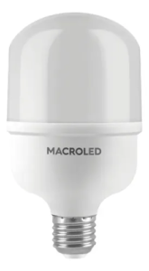 BAP-20-E27CW – Lampara Bulbon – Alta Potencia – 20W – E27 – AC180-240V – Frio – 6500K – Macroled | Teletex