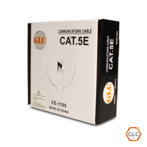 CE-1105 – Cable UTP Cat. 5E – 100M – EXT/Doble Vaina – Negro – GLC | Teletex