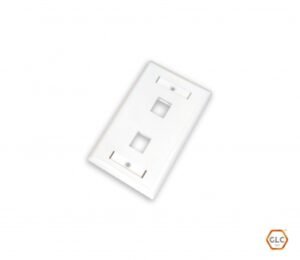 CE-4009 – Face Plate 2 Port – Cat. 5E-6 – GLC | Teletex