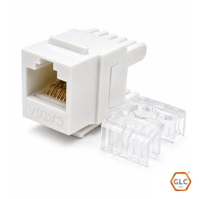 CE-4033 - Jack RJ45 110 IDC,a/B, Blanco CAT6A - GLC | Teletex