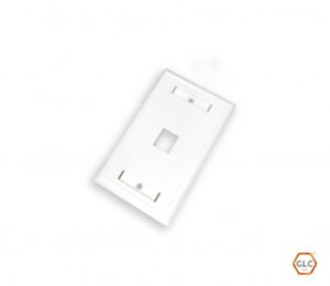 CE-4035 – Face Plate 1 Port – Cat. 5E/6 – GLC | Teletex