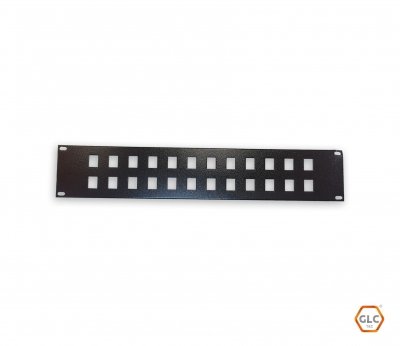 CE-4041 - Frente de Patchera 2U para 24 - GLC | Teletex