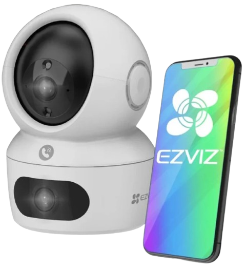 CS-H7C - Camara IP WiFi con Movimiento - Interior - Doble Lente - 3MPX + 3MPX - Audio DOS Vias - Ezviz | Teletex