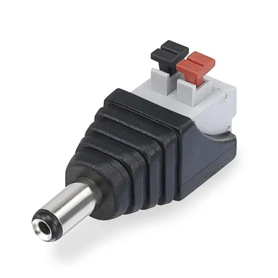 DCM-B - Plug DC - Macho a Presion - Teletex | Teletex