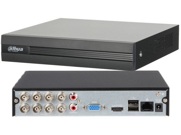 DH-XVR1B08H-I-T - XVR 8 CH + 4 IP - 5MP/Graba 2MP - SMD - 1 HDD - Dahua | Teletex
