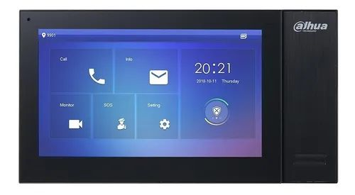 DHI-VTH2421FB-P - Monitor Portero IP 7 - Tactil - Interior - Negro - Dahua | Teletex