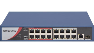 DS-3E0318P-E/M(C) – Switch 16 Puertos PoE + 1UPLINK + 1 SFP – 10/100 – 135W – Hikvision | Teletex