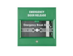DS-K7PEB/Green – Accionador de Emergencia – Verde – Hikvision | Teletex