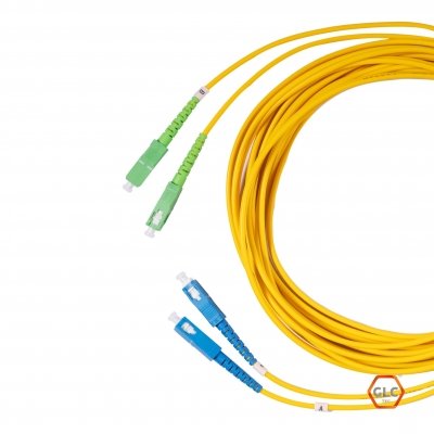FO-1630 - P.cord FO SC/APC - LC/PC SM x 5MTS Simplex - GLC | Teletex