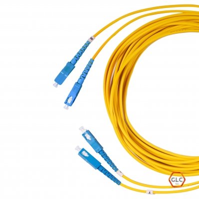 FO-6000 - P. Cord FO SC/PC - LC/PC SM x 5 mts Simplex - GLC | Teletex