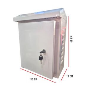 GAB-DVR-CC-P – Gabinete con Cerradura Metalico 400X300X180 | Teletex