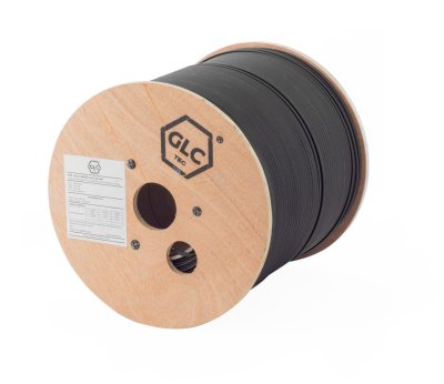 GLC-Drop-1-Flat-AC-T - Drop Cable Flat 1 Cores SM FIG.8 C/Portante de Acero - GLC | Teletex
