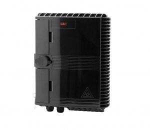 GLC-FDB-001-04 – FDB Caja Exterior FTTH 2X16 C/Agarre Reforzado Negro – GLC | Teletex