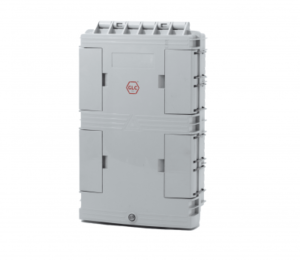 GLC-FDB-009-01 – FDB Caja Exterior FTTH 1X8 Preconnect Split 1X8 C/Sangria + Accesorio p/Reserva | Teletex