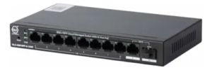 GLC-GH110-100W – Switch 8 ports POE *10/100Mbps + 2 port 10/100/1000 uplink + 1 Slot SFP | Teletex