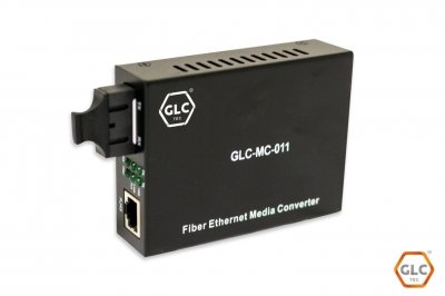GLC-MC-011 - Media Converter 10/100TX-100BASE-FX (SC) SM 80KM, (NO Incluye Fuente) - GLC | Teletex