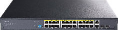 GS1026PS2 – Switch Gigabit 24 Puertos PoE+ – 2 Uplink – 2 SFP – 300W – Cudy | Teletex