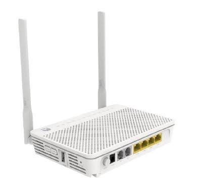 HG8245H5 - ONT 1 Puerto GPON Clase B+, 4 Puertos GE, 2 Puertos POT, Wi-Fi 2.4Ghz - Huawei | Teletex