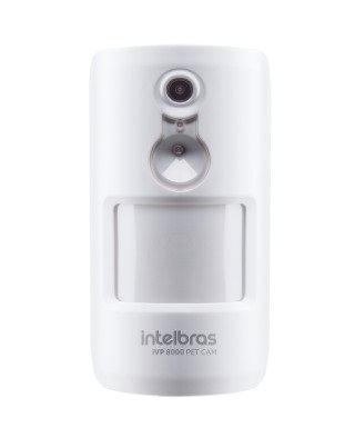 IVP8000 PET CAM - Sensor PIR con Camara Inalambrico - Interior - P/AMT8000 - Intelbras | Teletex