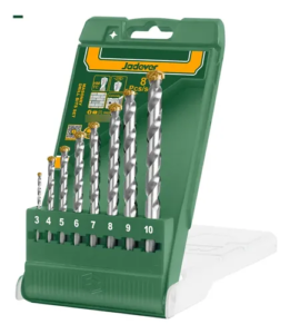 JDMJ6B08 – Kit de Mechas de Widia – 8 Piezas: 3, 4, 5, 6, 7, 8, 9, 10mm | Teletex