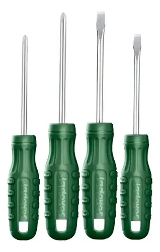 JDSS2204 - Kit de 4 Destornilladores - 2 Planos + 2 Phillips - Jadever | Teletex