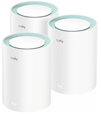 M1500(3-Pack) - Mesh WiFi 6 - Dual Band - AX1500 - 3 Puertos Giga - 3-Pack - Cudy | Teletex