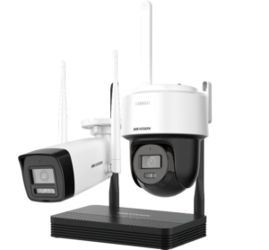 NKS422W03H – Kit WiFi Easylink 2MP 1 Bullet + 1 Domo PT – Hikvision | Teletex