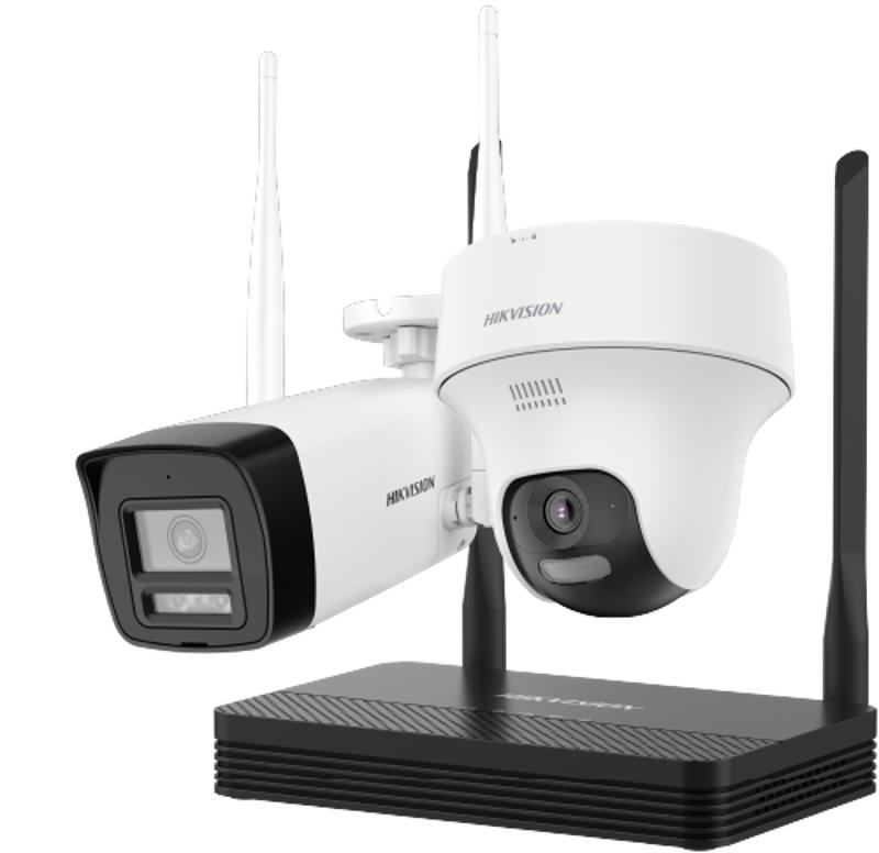 NKS424W02H - Kit WiFi Easylink 4MP 1 Bullet 1 Domo - Hikvision | Teletex
