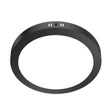 NPR12WW – Panel Plafon de Exterior – Negro – Circular – 12W – AC85-265V – Calido – 3000K – Macroled | Teletex