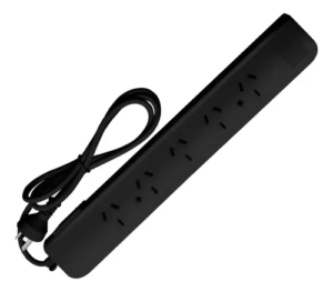 PX5N-1.5 – Zapatilla 5 Tomas con Termica – Negro – Con 1,5 mts de Cable – Inteck | Teletex