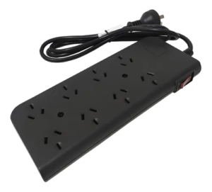 PX8N-1.5 – Zapatilla 8 Tomas con Termica – Negro – Con 1,5 mts de Cable – Inteck | Teletex
