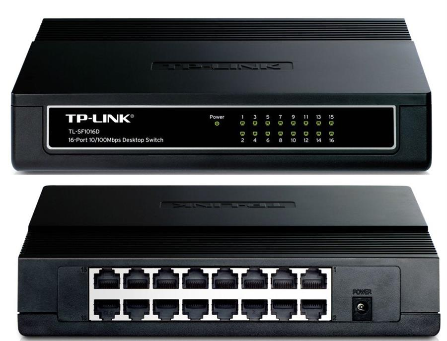 TL-SF1016D - Switch de 16 Bocas 10/100 de Escritorio - - TP-Link | Teletex